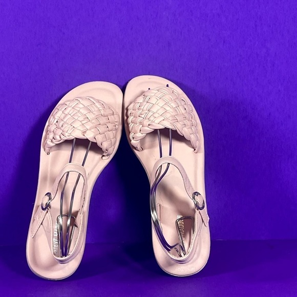 Steve Madden Girl's Pink Karina Braided Strappy Sandals Shoe Size 5-NEW - Picture 5 of 9